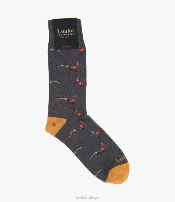 Loake 664H261 sülün çorap gri Aksesuarlar