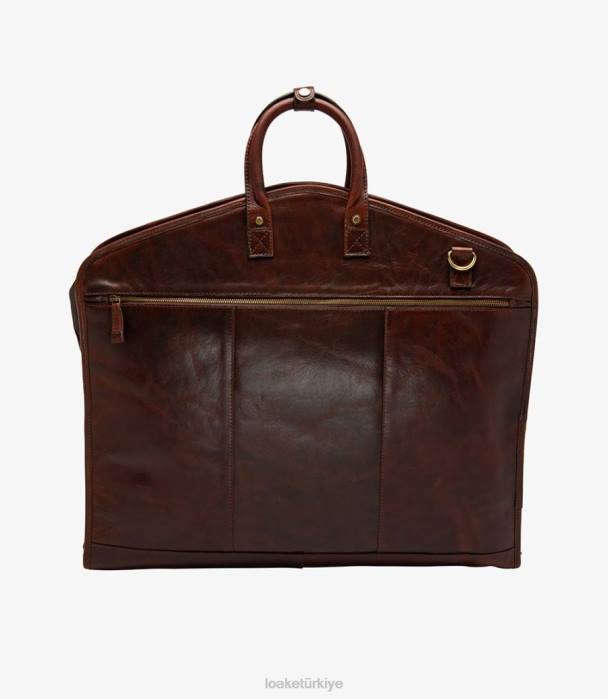 Loake 664H224 londra takım elbise taşıyıcısı kahverengi deri
