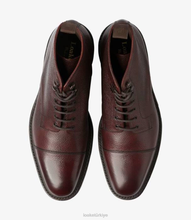 Loake 664H125 Roehampton öküz kanı tahıl bot ayakkabı