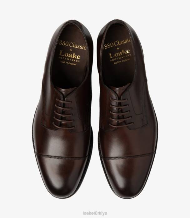 Loake 664H143 küçük kapı kavrulmuş ceviz düz bağlar