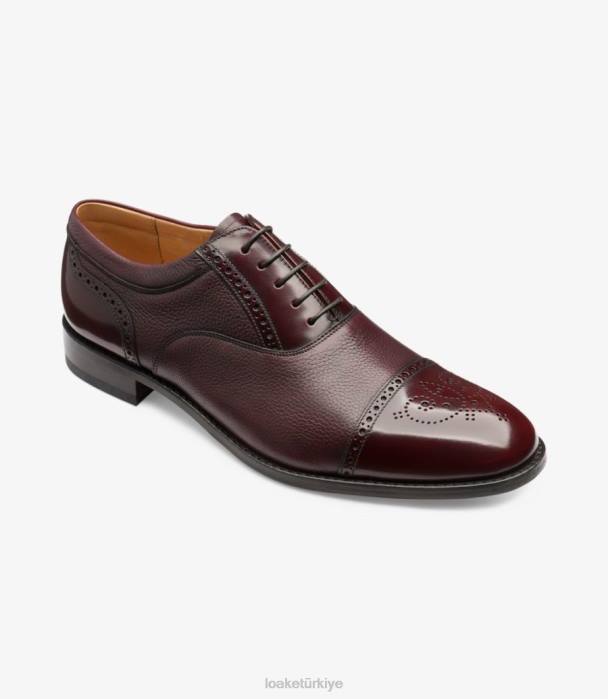 Loake 664H196 ağaç kütüğü bordo parmak uçları