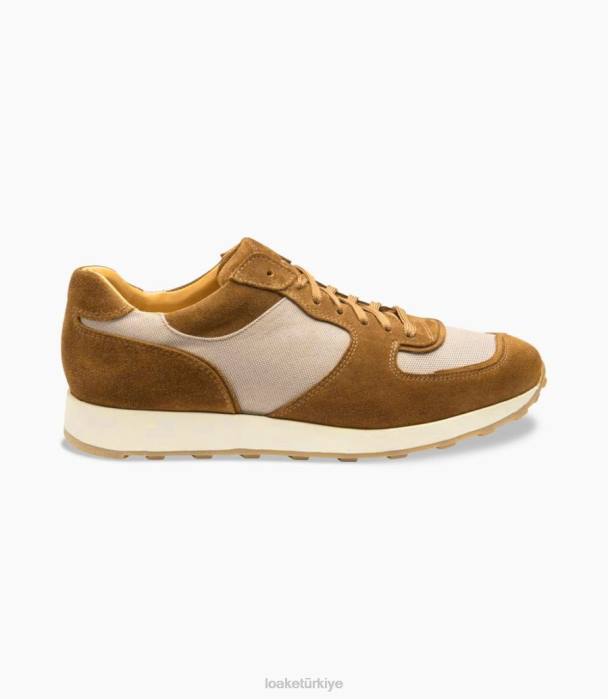 Loake 664H35 bakmak ten rengi süet Spor ayakkabıları
