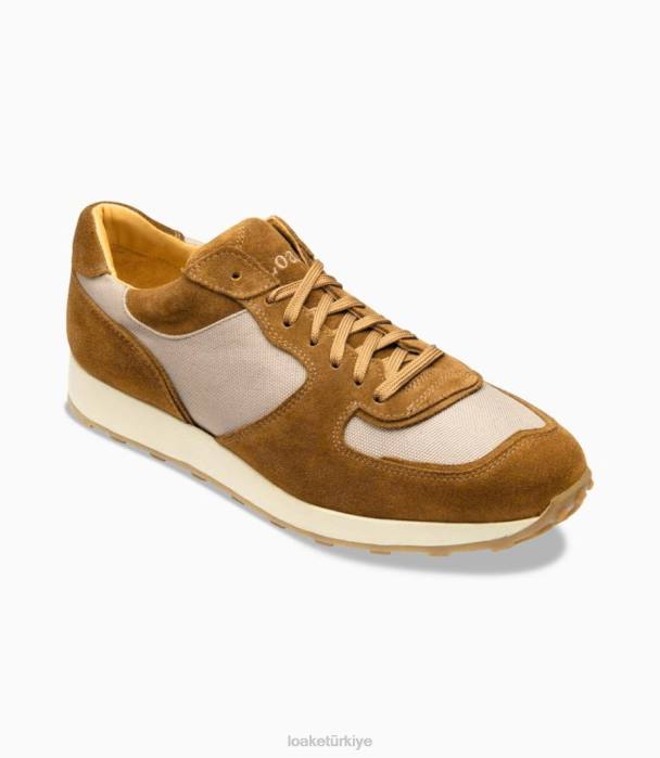 Loake 664H35 bakmak ten rengi süet Spor ayakkabıları