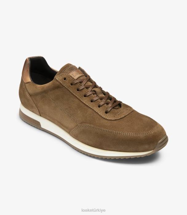 Loake 664H40 tırabzan ten rengi süet Spor ayakkabıları