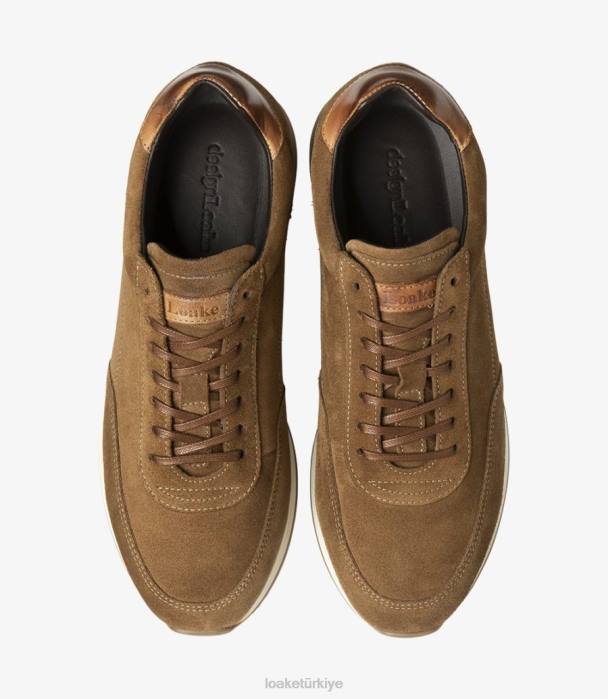 Loake 664H40 tırabzan ten rengi süet Spor ayakkabıları