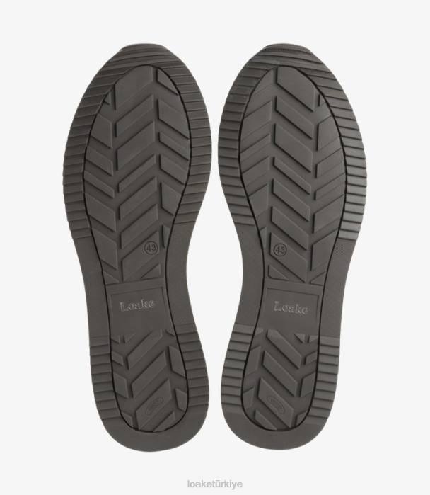Loake 664H43 tırabzan koyu kahverengi süet Spor ayakkabıları